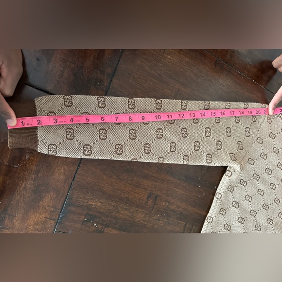 Gucci G & G Monogram Knit Sweater Size 10 - Picture 9 of 9